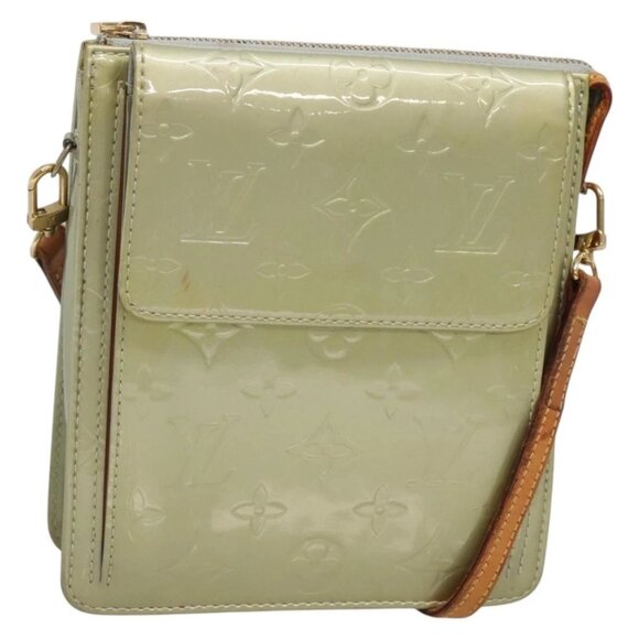 LOUIS VUITTON Monogram Vernis Motto Accessory Pouch Gris M91030 LV Auth 141045 - Picture 1 of 16